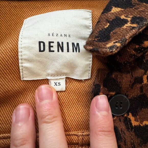 Sezane Will Jacket Léopard - Size XS - Picture 7 of 10